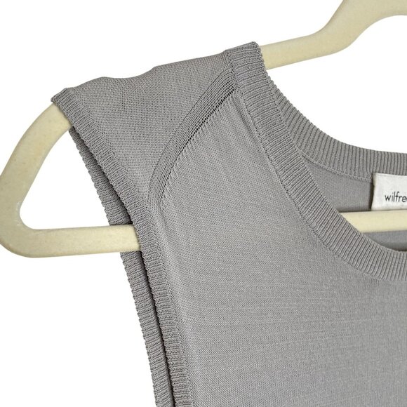 Wilfred Grey Sleeveless Knit Tunic Top, XS - Picture 6 of 11